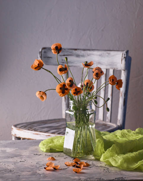 istock A Little Red Poppies Bouquet 1371531028