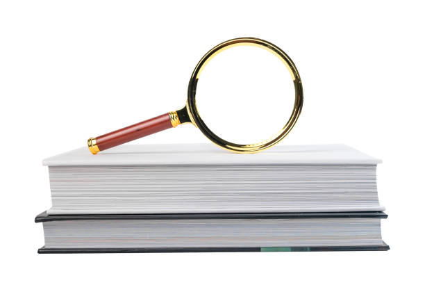 magnifying glass with reflexions