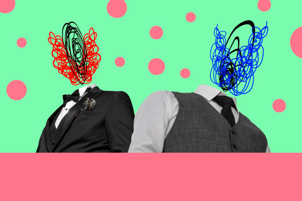 istock The concept of problems in the relationship of two men. 1371551949