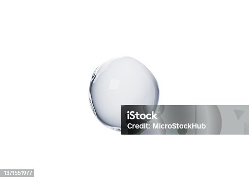 istock Water Droplet On White Background 1371551977