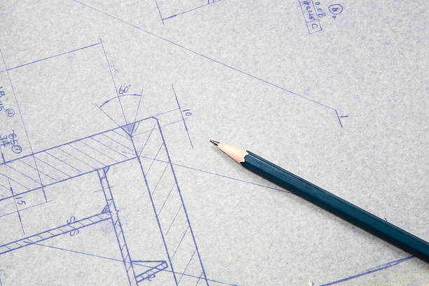 istock Mechanic blueprint detail 137155416