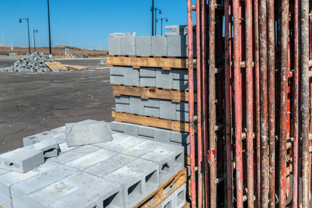 istock New Cinder Blocks And Scaffolding At New Construction Location 1371558620