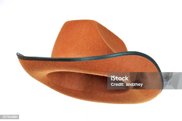 Chapéu De Cowboy - Fotografias de stock e mais imagens de Chapéu de Cowboy - Chapéu de Cowboy, Figura para recortar, Fundo Branco