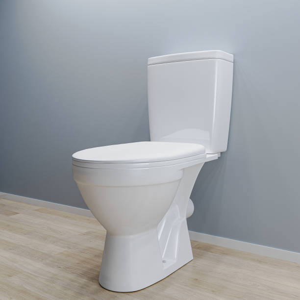 istock toilet bowl, 3d illustration 1371561976