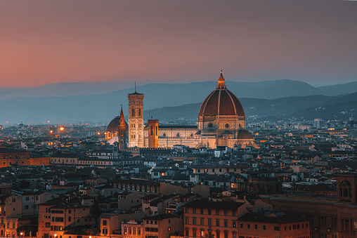 Cityscape of Florence in Tuscany, Italy