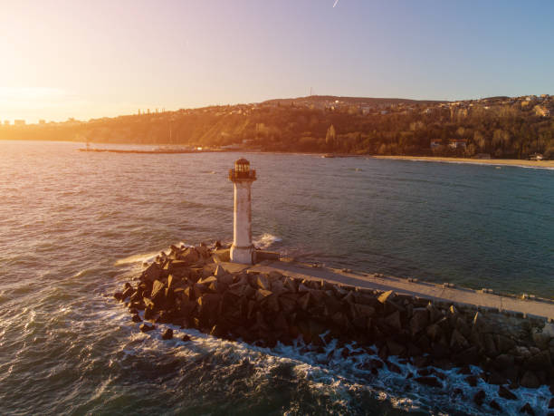 istock Lighthouse on the Black Sea. Bulgaria, Varna. 1371579702