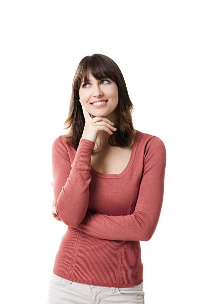 istock Beautiful woman thinking 137158530