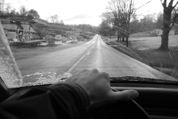 istock Driving on a two-lane country road 137158754