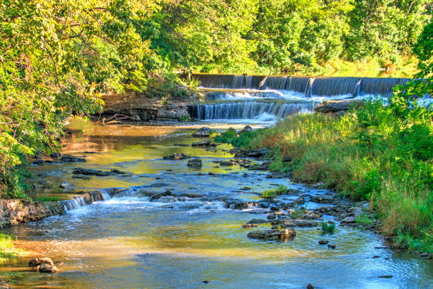 istock Upper Pipe Creek Falls-Cass County, Indiana 1371588978