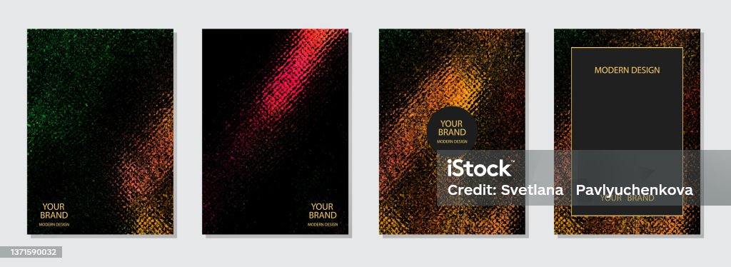 Textured Background Insert Cover Design Set Black Backgrounds Grunge Texture Insert For Text And ...