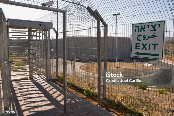 Torniquete Em Belém Checkpoint Na Cisjordânia - Fotografias de stock e mais imagens de Muro Circundante - Muro Circundante, Parede, Cerca