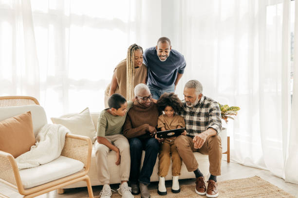 istock Family traditions - three generations togeth 1371595550