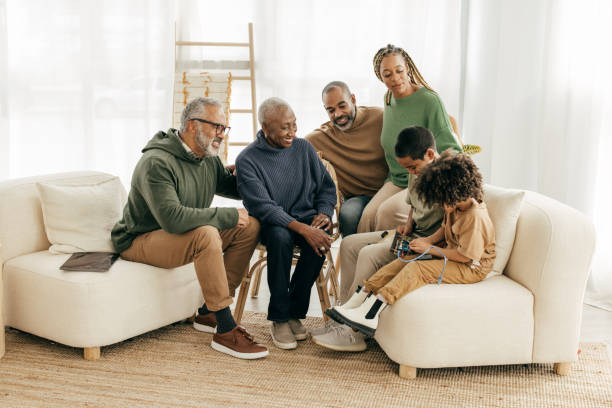 istock Family traditions - three generations togeth 1371595566