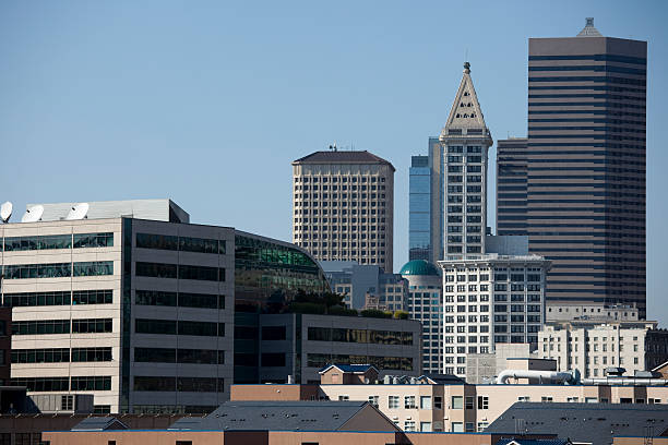 istock View of Downtown Seattle Washington; office buildings 137161850