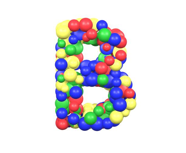 istock Toy Ball Themed Font Letter B 1371627195
