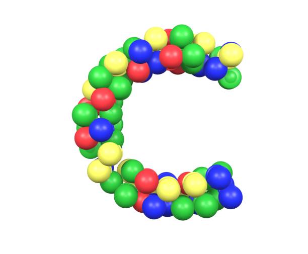 istock Toy Ball Themed Font Letter C 1371627202