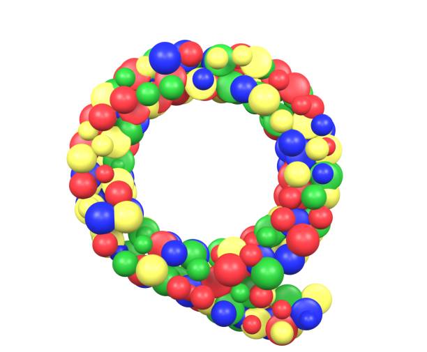 istock Toy Ball Themed Font Letter Q 1371627804