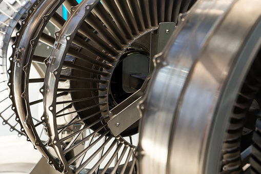Metal turbine fan