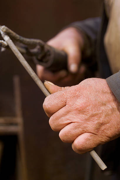 istock the hands of men working with a lever 137164302