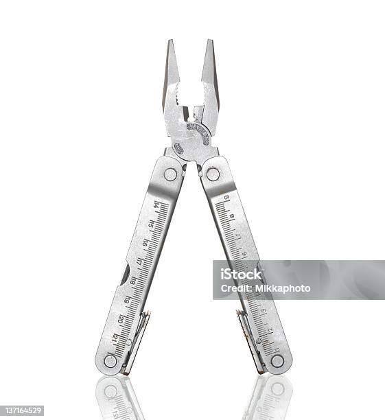 Multi Tool Stock Photo - Download Image Now - Brushed Metal, Close-up, Cut Out