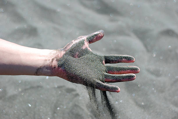 istock Sand running through the fingers 137164594