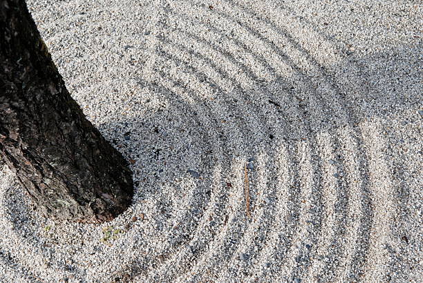 istock Japanese Zen garden in Buddhist temple 137164637