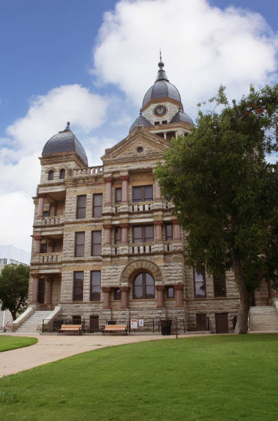 istock Denton County Courthouse in downtown Denton, TX 1371652848