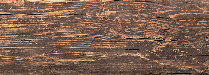 Dark wooden background with natural wood texture.