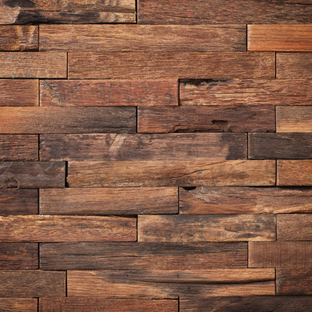 istock brown pieces of planks lined with wood wall panel. wood background 1371663175