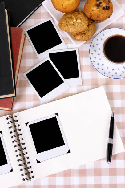 istock Photo album with coffee and biscuits 137166574