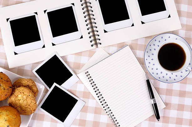 istock Photo album with coffee and notebook 137166581