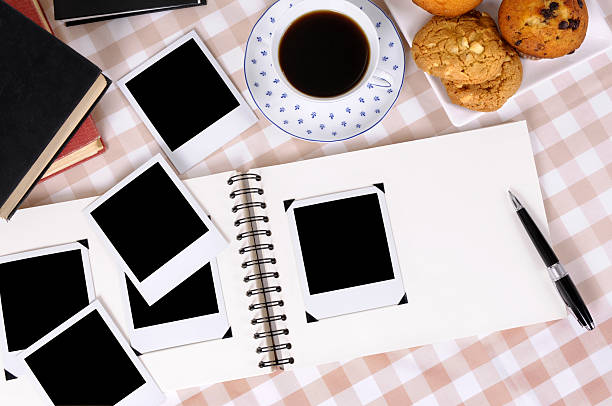 istock Photo album with coffee and cakes 137166587