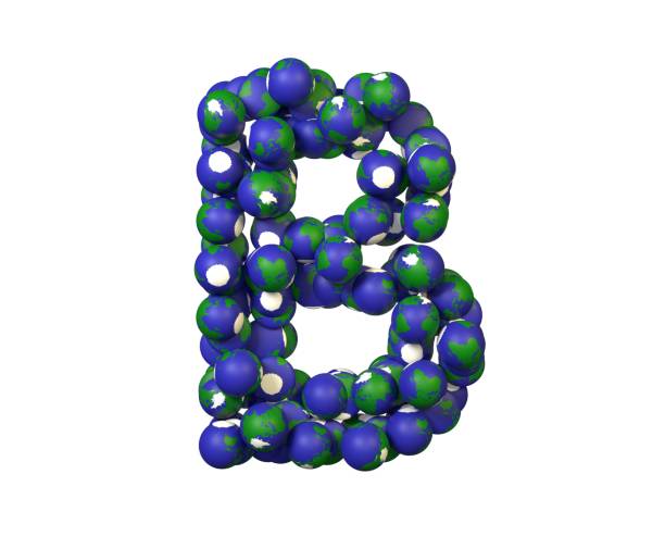 istock Earth Themed Font Letter B 1371666416