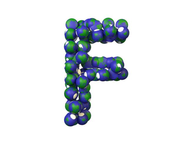 istock Earth Themed Font Letter F 1371666490