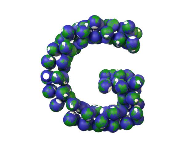 istock Earth Themed Font Letter G 1371666504
