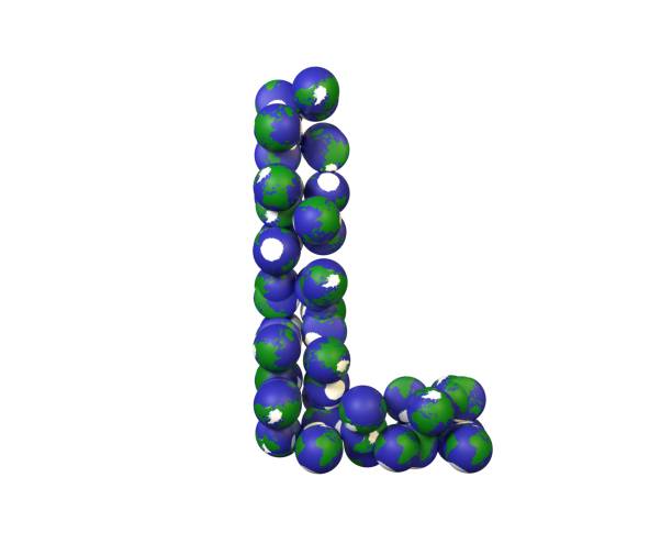 istock Earth Themed Font Letter L 1371666598