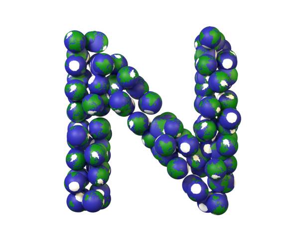 istock Earth Themed Font Letter N 1371666625
