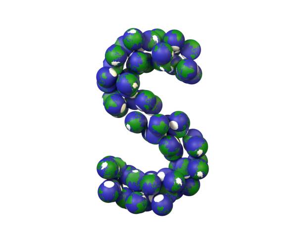 istock Earth Themed Font Letter S 1371666694
