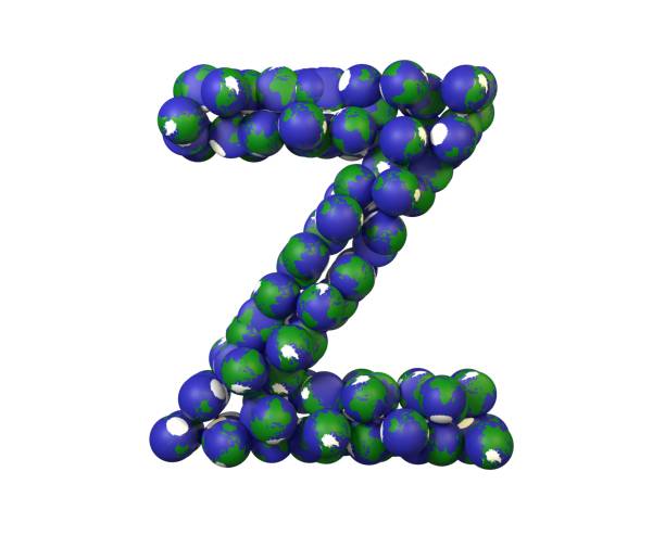 istock Earth Themed Font Letter Z 1371666783