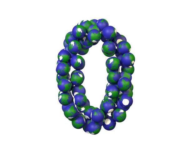 istock Earth Themed Font Number 0 1371666798
