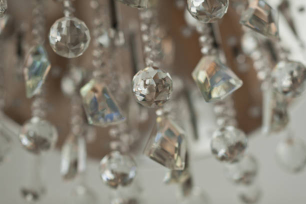 istock A chandelier made of crystal elements in close-up 4017. 1371667533