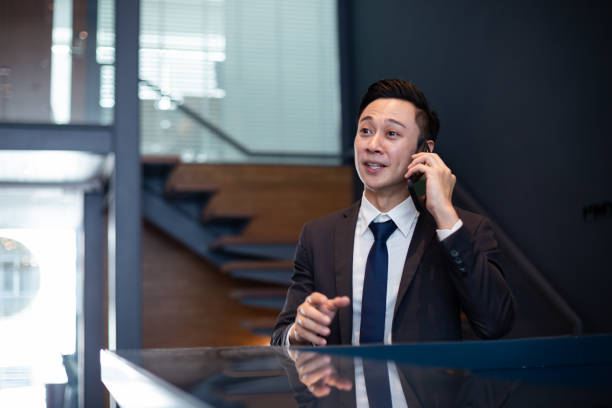 istock Businessman talking on the phone 1371669226