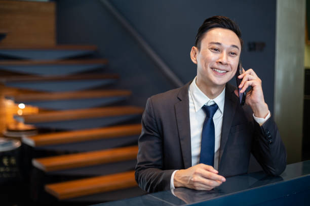 istock Businessman talking on the phone 1371669260