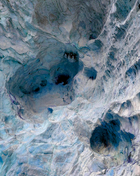 istock Abstract Recolor Blue Stone Rock Cave Mountain Cold Background 1371670782