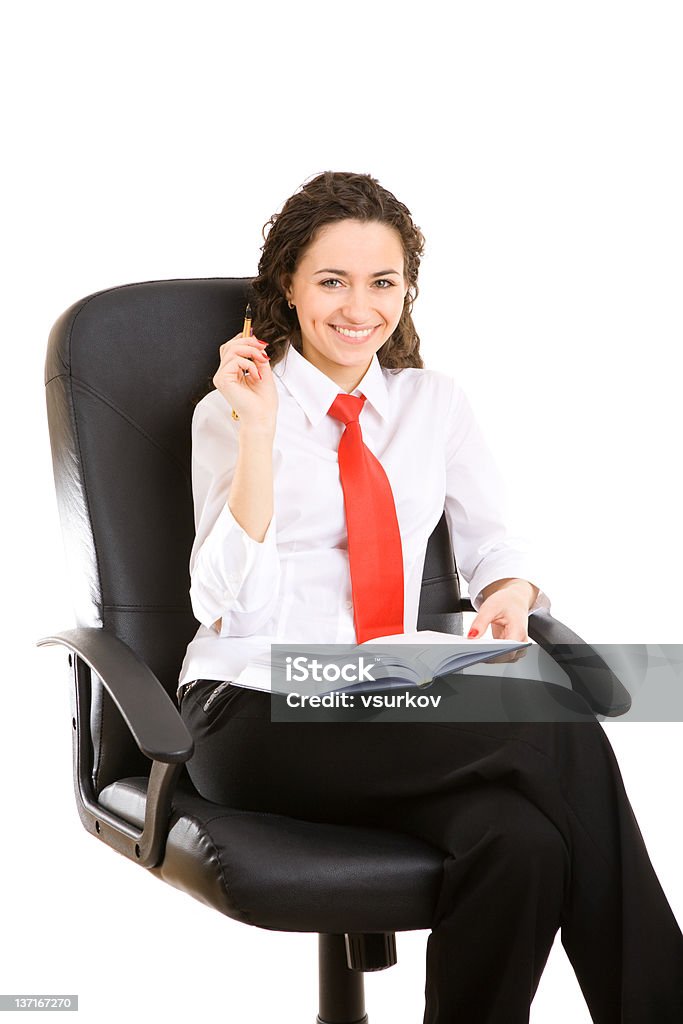 busitesswoman pronto per lavoro - Foto stock royalty-free di Adulto