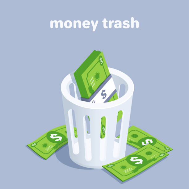 money trash - 垃圾 圖片 幅插畫檔、美工圖案、卡通及圖標