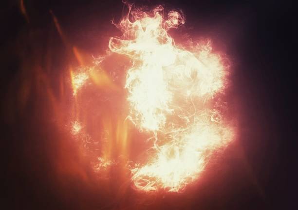 istock 3D illustration of a burning fireball 1371678005