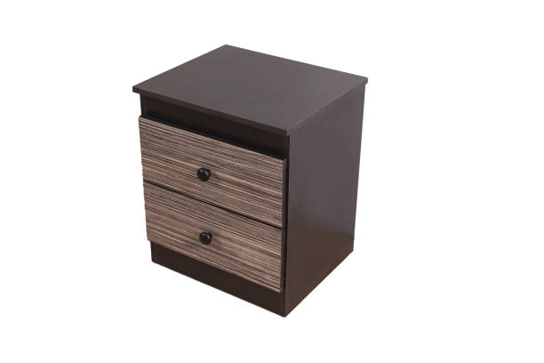 istock New dark closed bedside table isolated on white background 1371678202