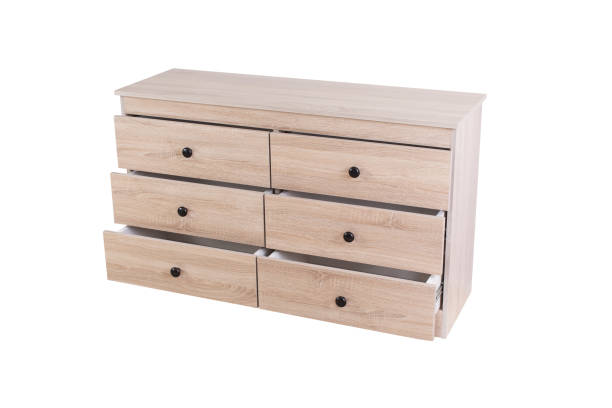 istock New light opened chest of drawers isolated on white background 1371679242