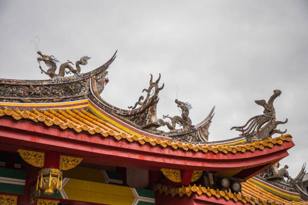 istock Traditional Chinese rooftop 1371681542
